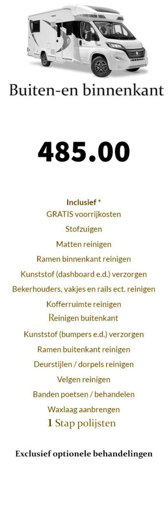 prijs campers compleet