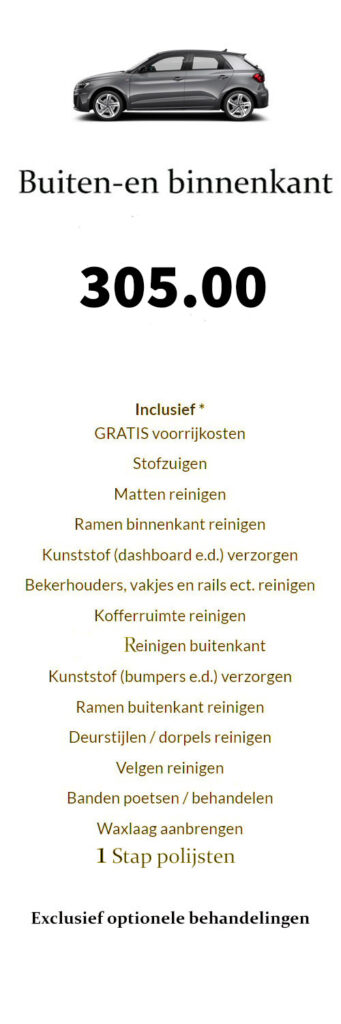prijs compleet auto